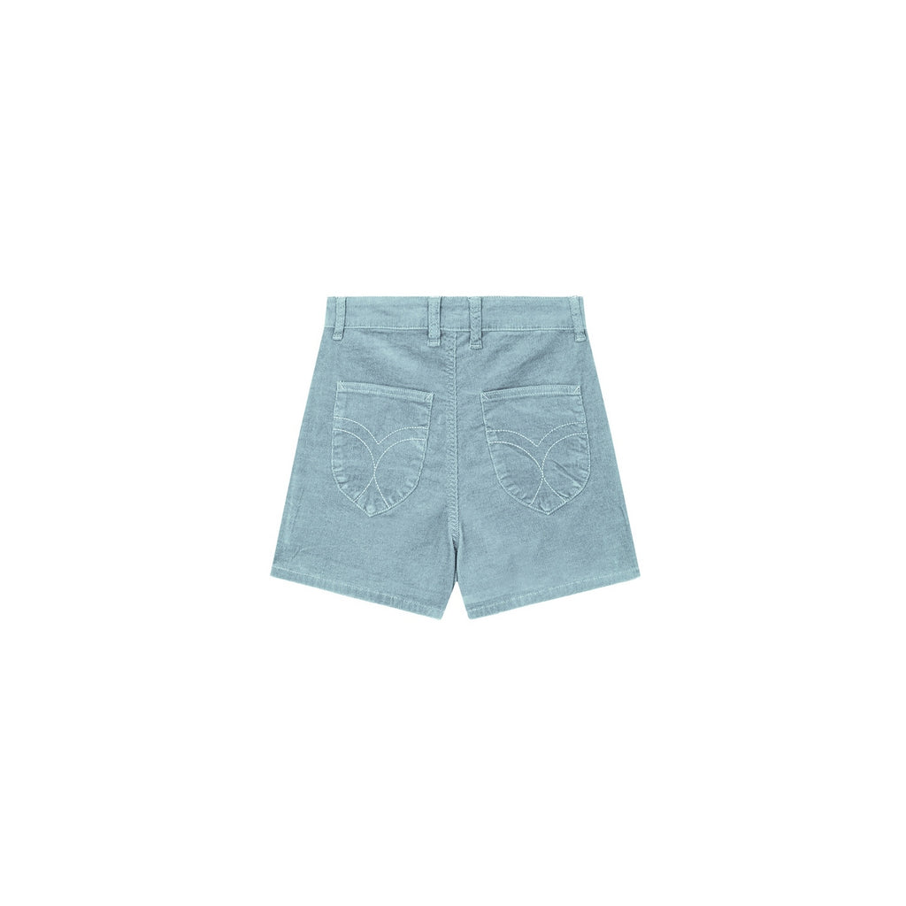 Pantalones y Bermudas Short Terciopelo Albert - Azur - Turquesa