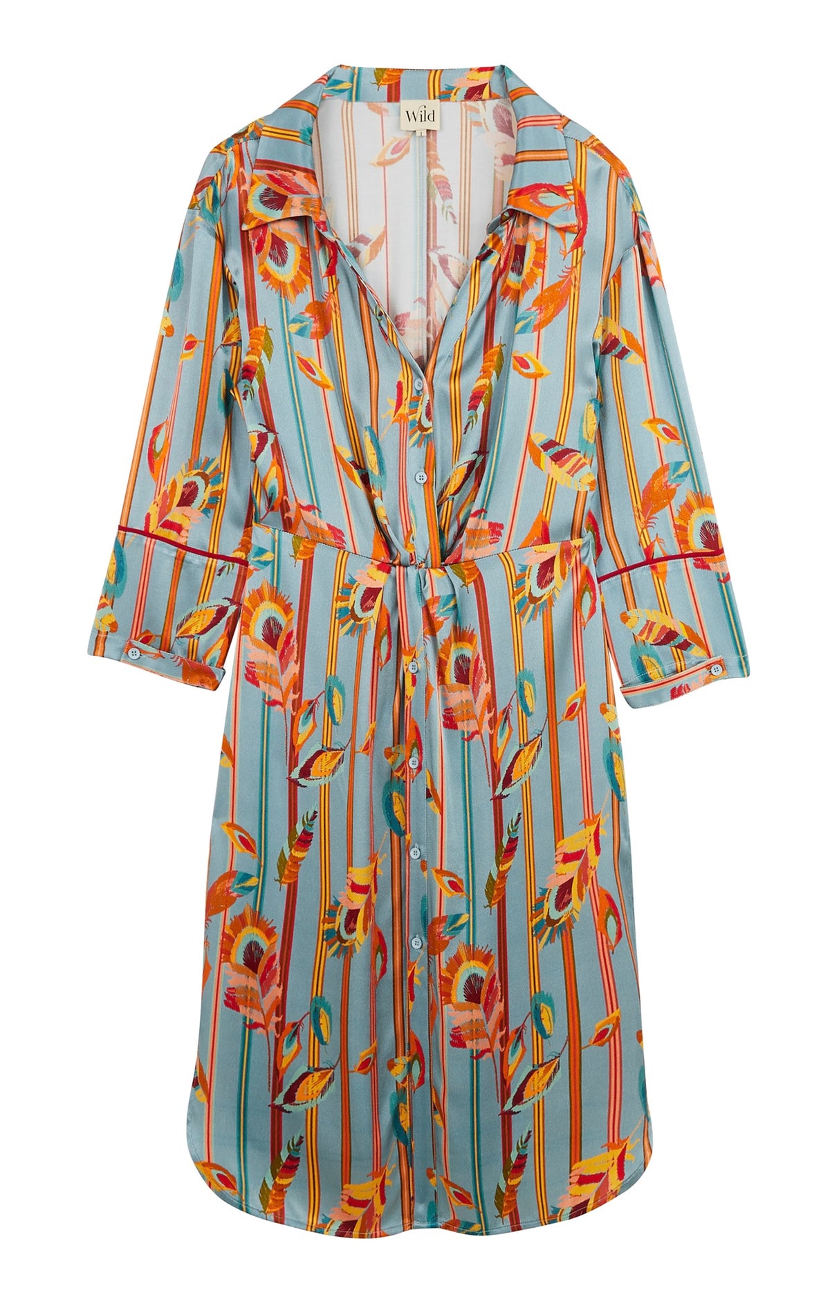 Blue Colibri Dress