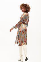 Blue Colibri Dress