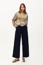 Hose Kate Marineblau