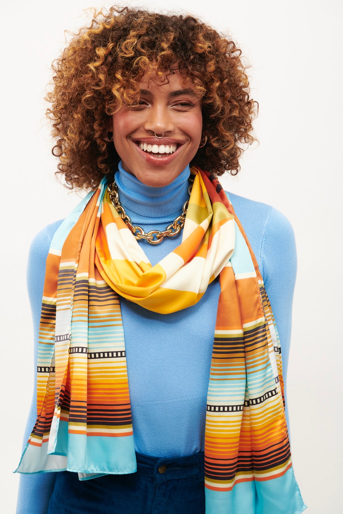 Foulard Landscape Jaune