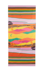 Foulard Landscape Rose