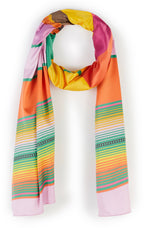 Foulard Landscape Rose
