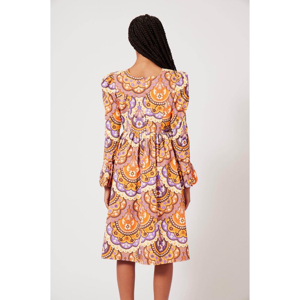 Velvet Fall Dress - Purple