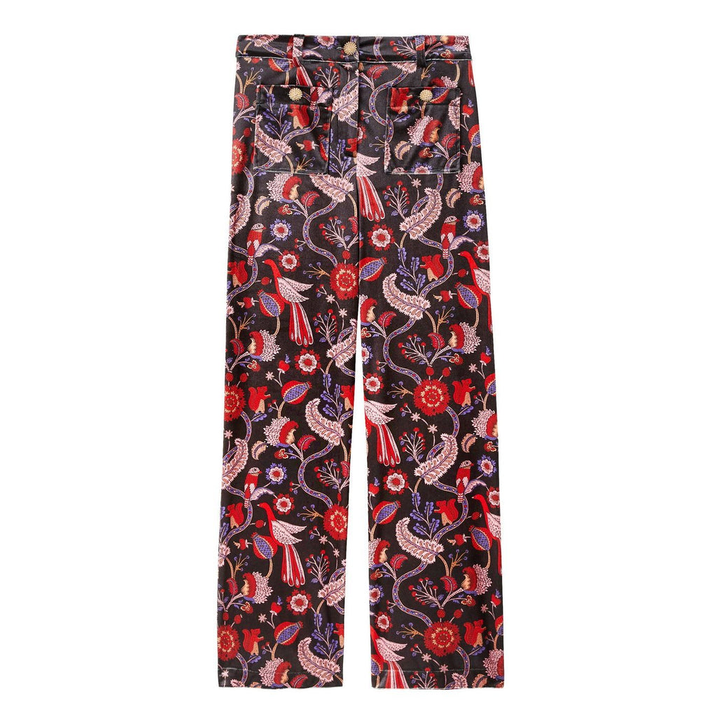 Broeken en Shorts Fluwelen Broek Calista - Paars