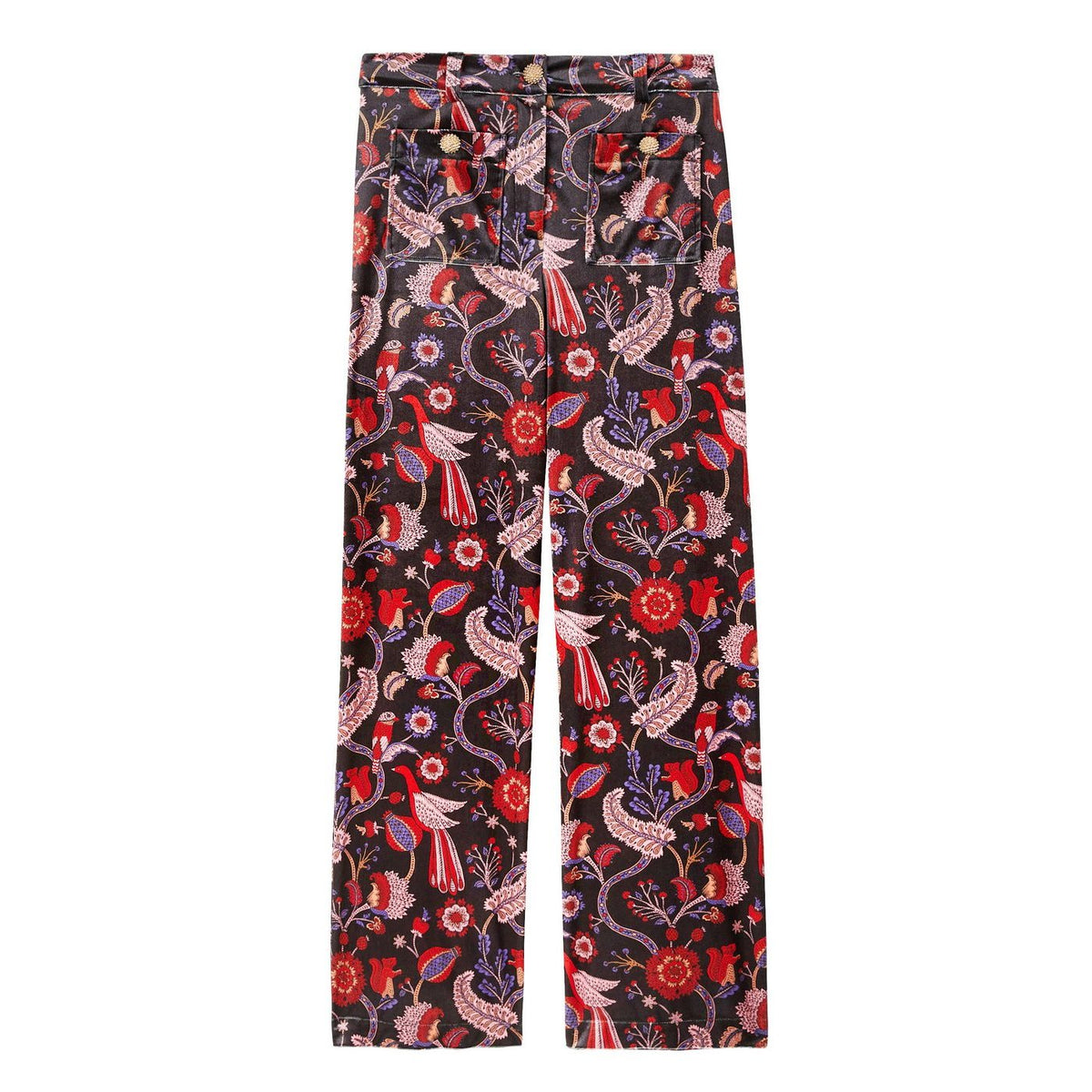 Broeken en Shorts Fluwelen Broek Calista - Paars