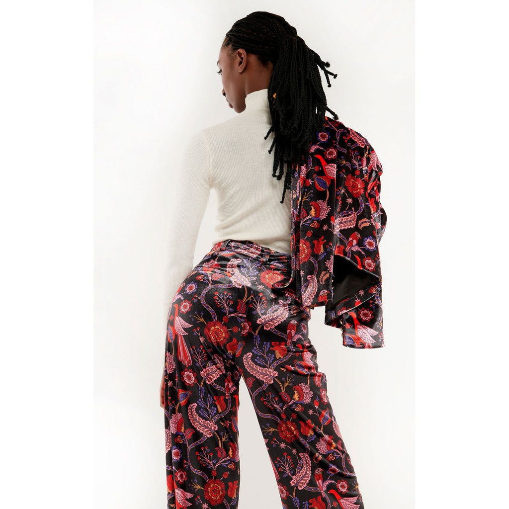 Broeken en Shorts Fluwelen Broek Calista - Paars