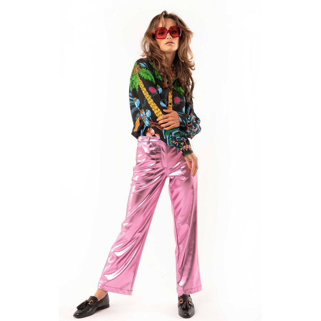 Pantalons et Shorts Métalisé Charles - Rose