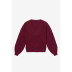 Langarm-Strickjacke Genevieve - Rosa