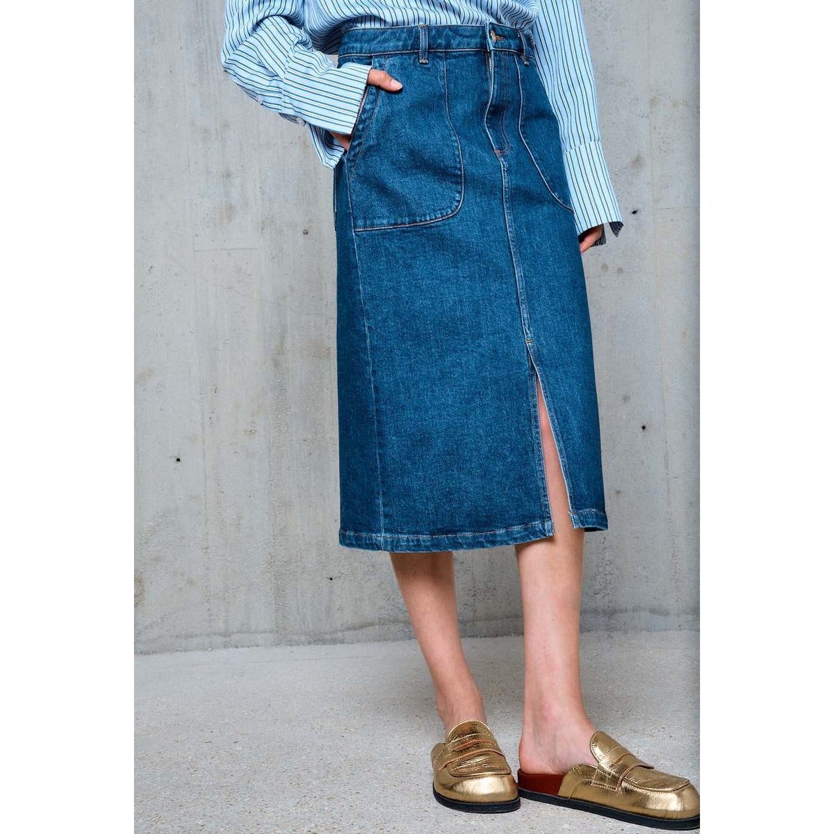 Gonna in Denim Salome - Denim