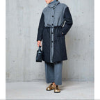 Giada Quilted Coat - Grey