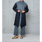 Giada Quilted Coat - Grey