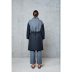 Giada Quilted Coat - Grey