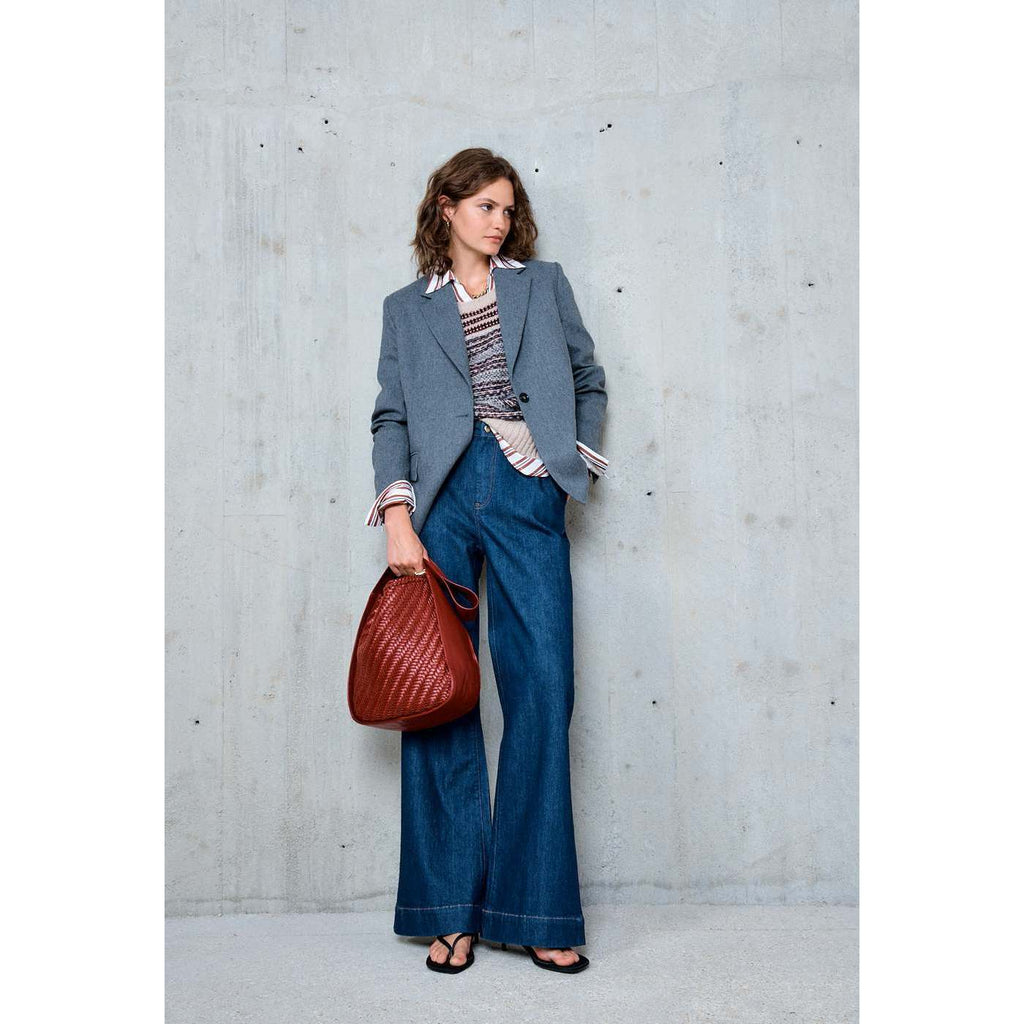Chaqueta Recta Filippa - Gris