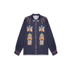 Camisas Bonaventure Nouveau Western - Azul