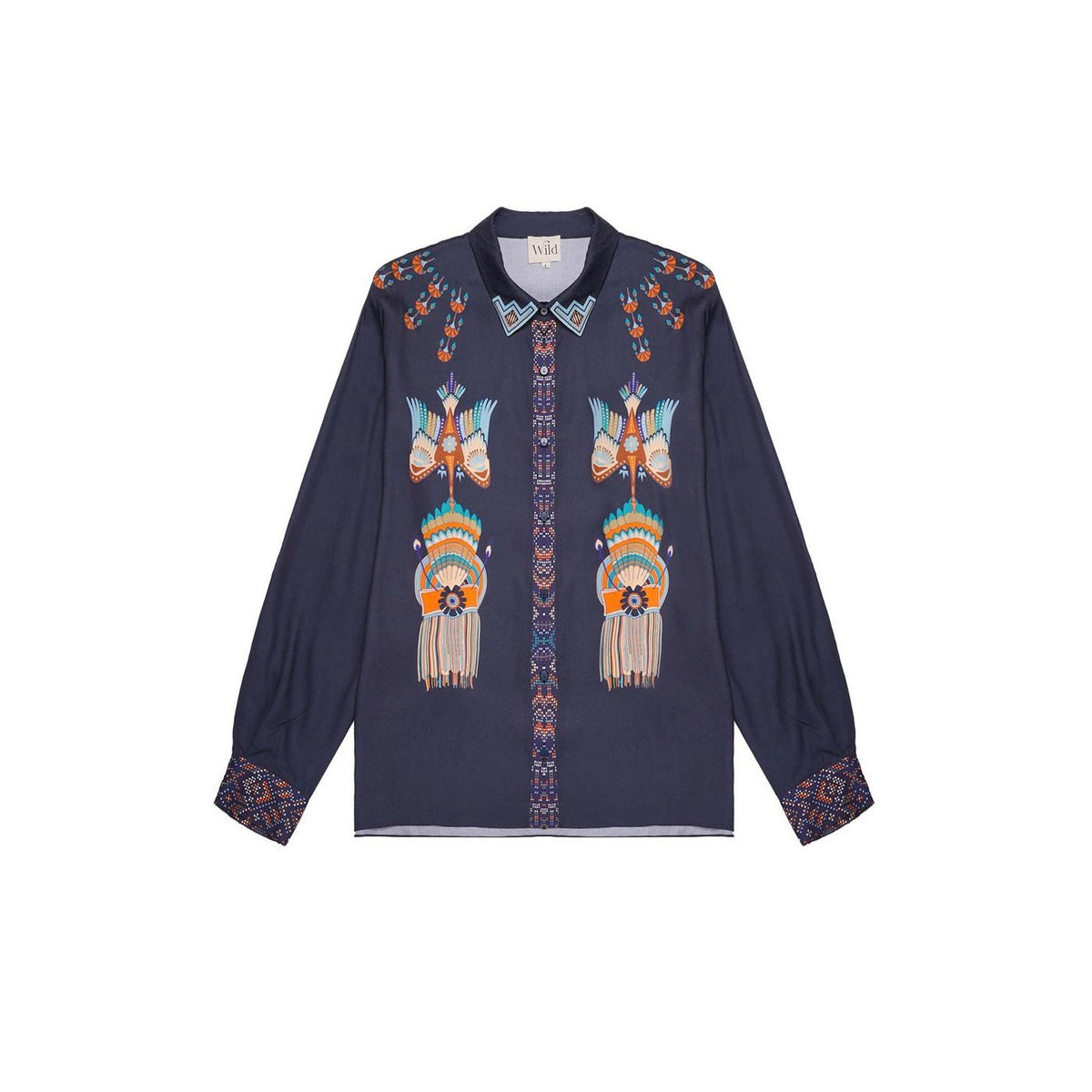 Camisas Bonaventure Nouveau Western - Azul