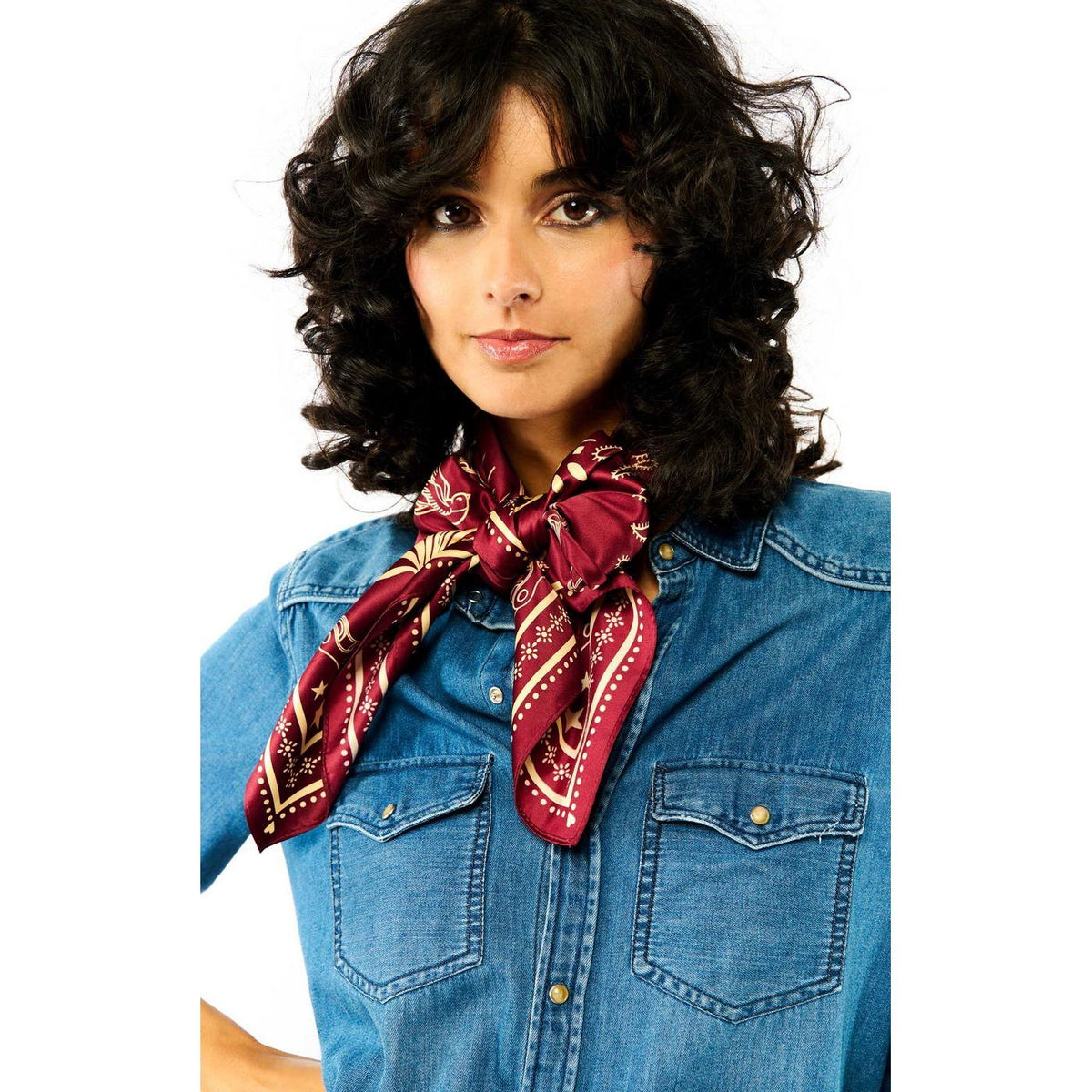 Borse e accessori Foulard medio Bandana - Bordeaux