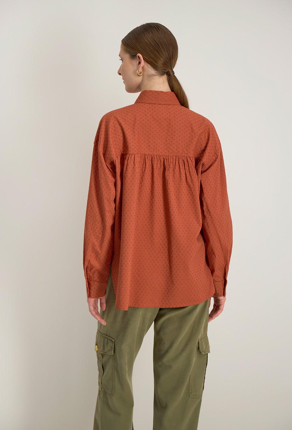 Oversize-Bluse Hesme - Karamell