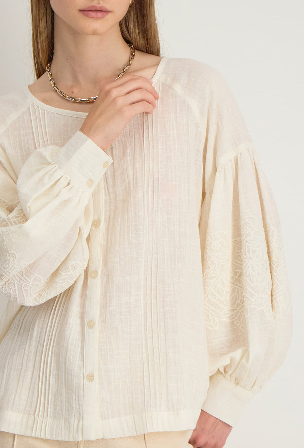 Camisa Ml Polina - Crudo