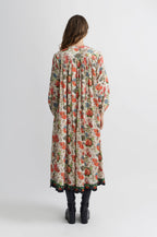 Jouy Long Dress - Ecru