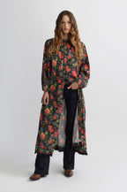 Jouy Long Dress - Ecru