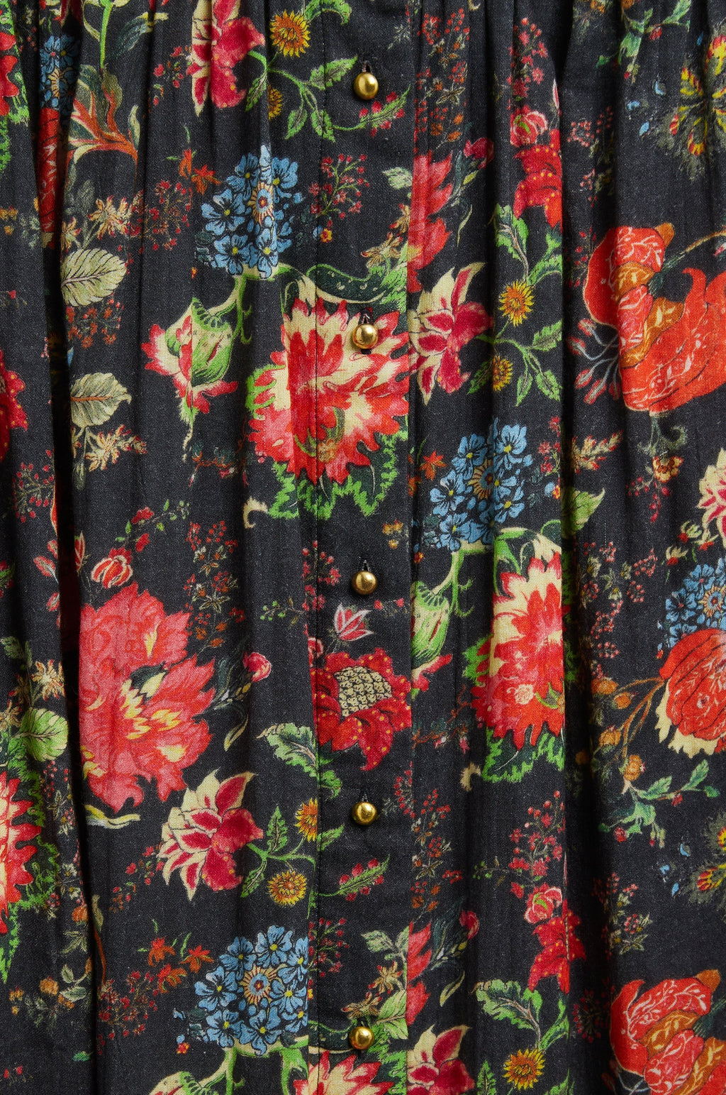 Jouy Long Dress - Ecru