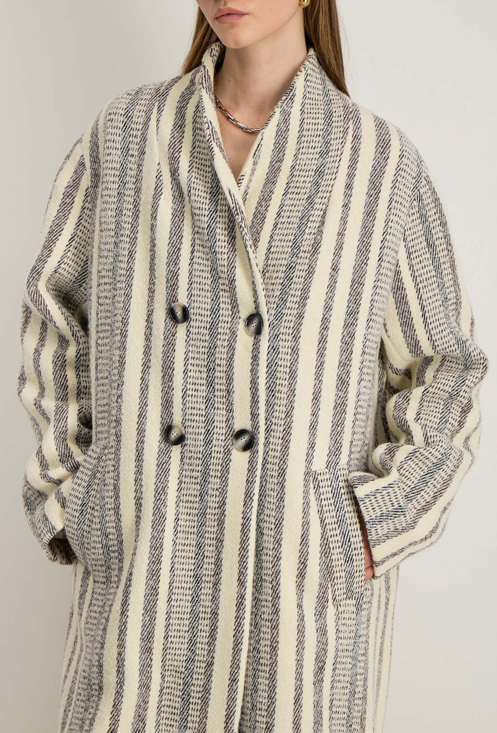 Cappotto Lungo Felie - Grigio