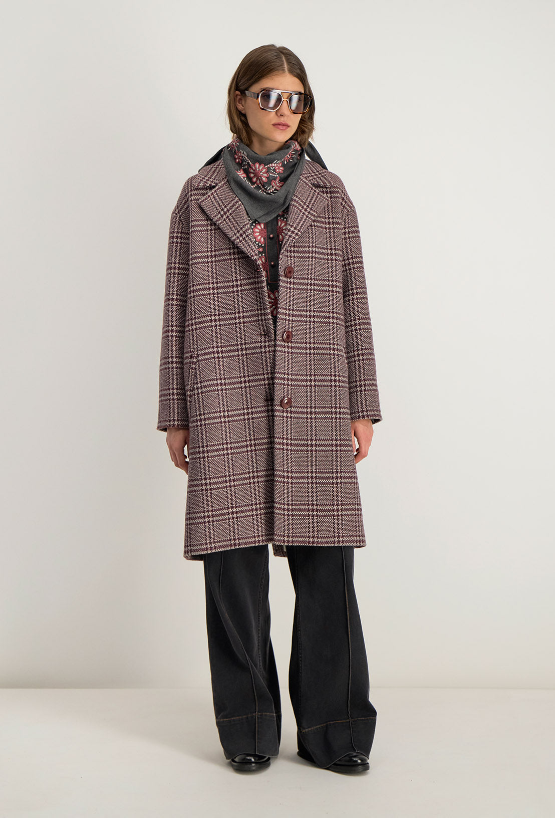 Manteau Genoux Leonce - Framboise