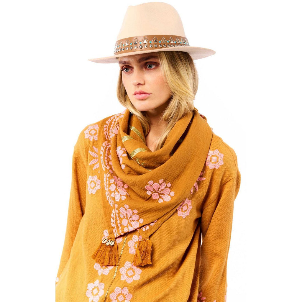 Torebki i akcesoria Średnia apaszka Ocampo - Camel