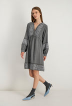 Abito Corto Ml Radia - Grigio