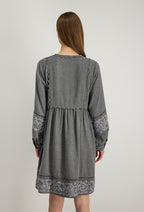 Abito Corto Ml Radia - Grigio