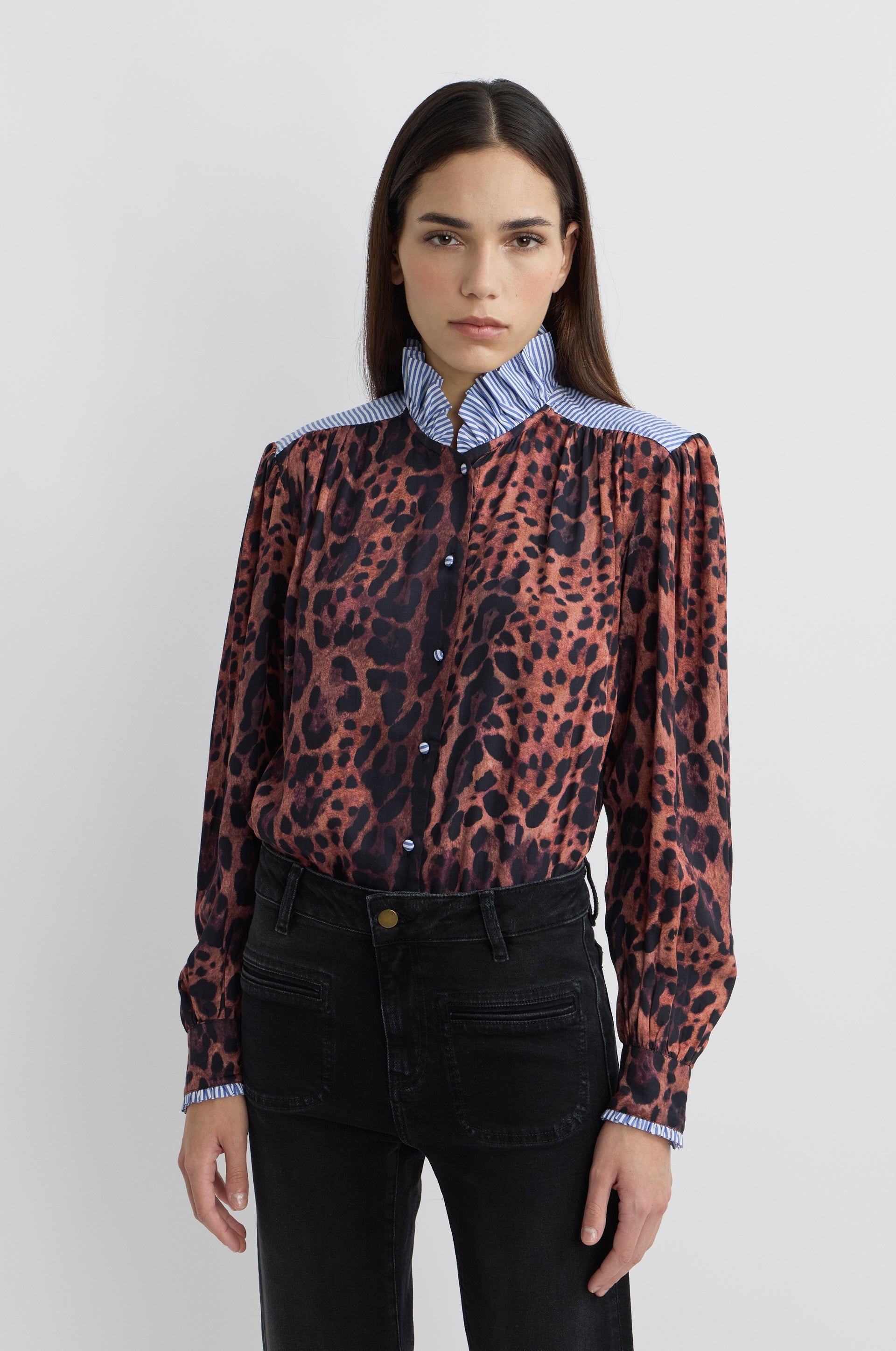 Print Shirt - Fauve