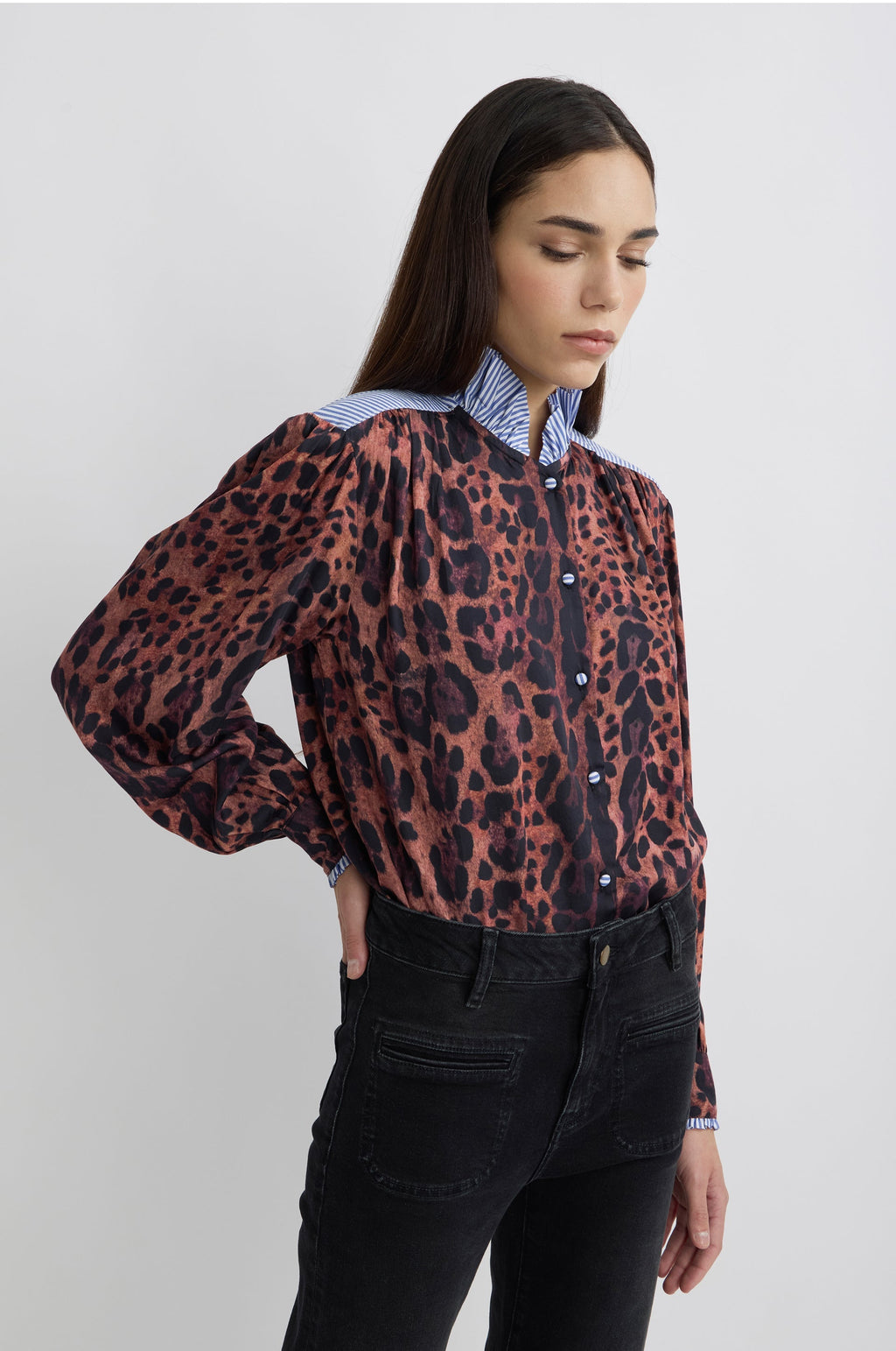 Print Shirt - Fauve