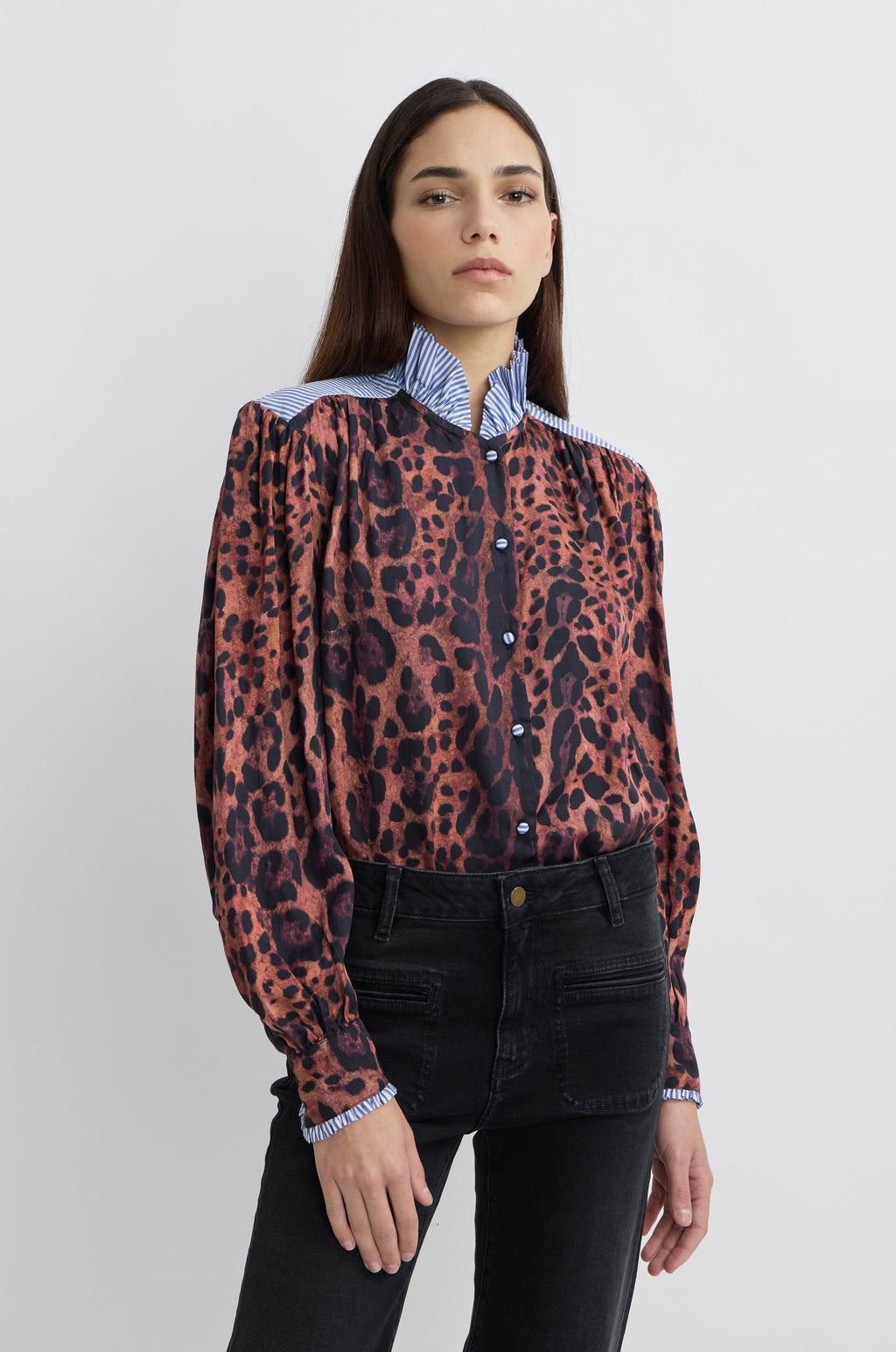 Print Shirt - Fauve