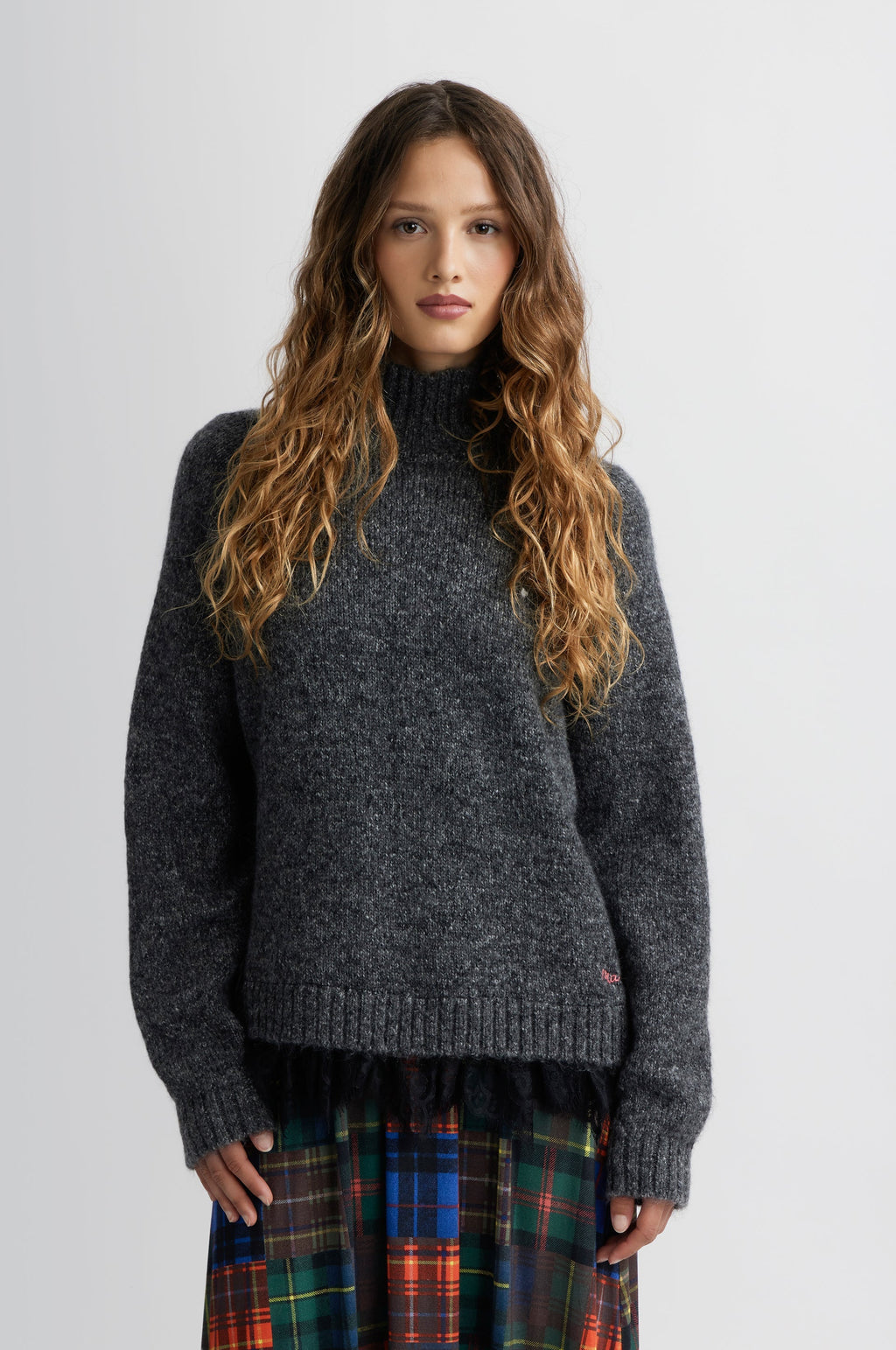 Wood Roll Neck - Ecru