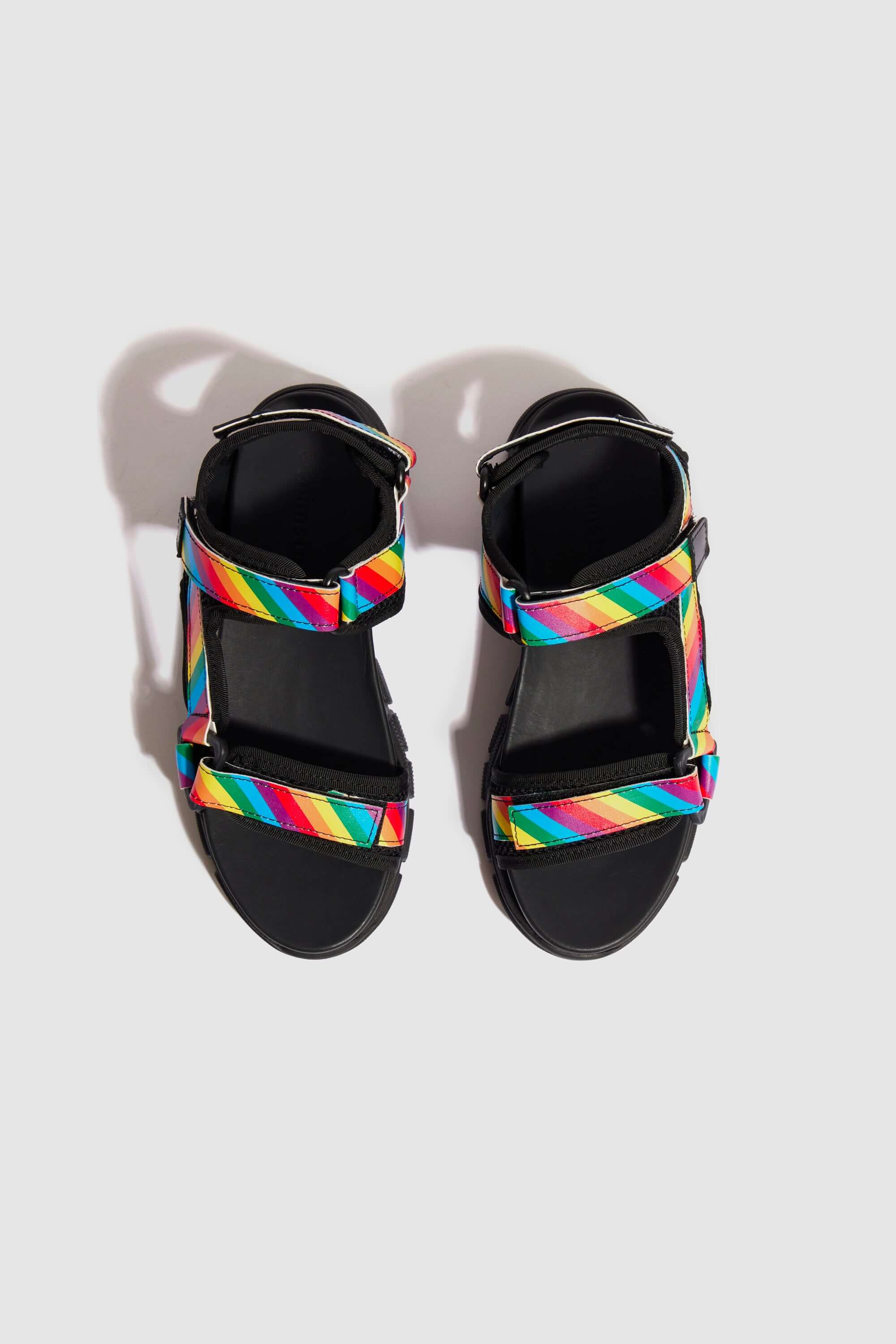 Sandalias Travis En Cuero Rainbow