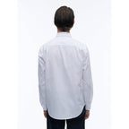 White Cotton Oxford Shirt - White