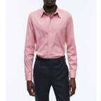 Fursac - Coral Shirt in Mixed Cotton Poplin - Sienna Earth - Men