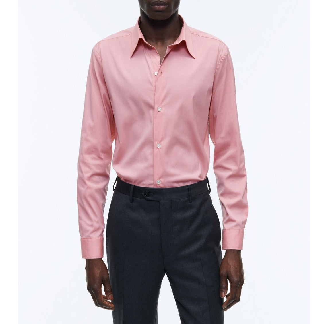 Fursac - Coral Shirt in Mixed Cotton Poplin - Sienna Earth - Men