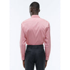 Fursac - Coral Shirt in Mixed Cotton Poplin - Sienna Earth - Men