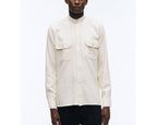 Fursac - Cotton Flannel Shirt - Natural - Men