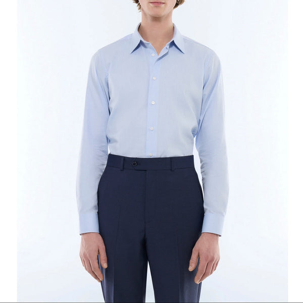 Fursac - Cotton Poplin Shirt - Blue