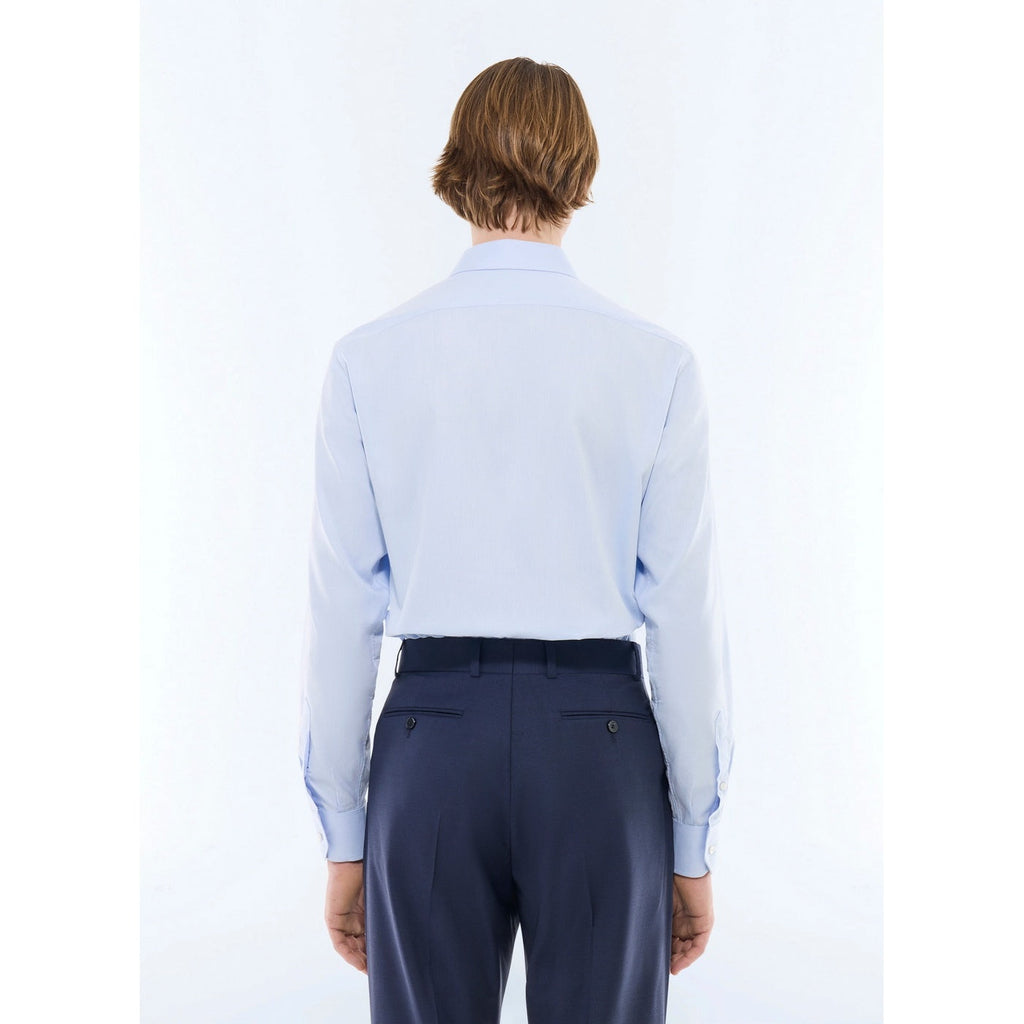 Fursac - Cotton Poplin Shirt - Blue