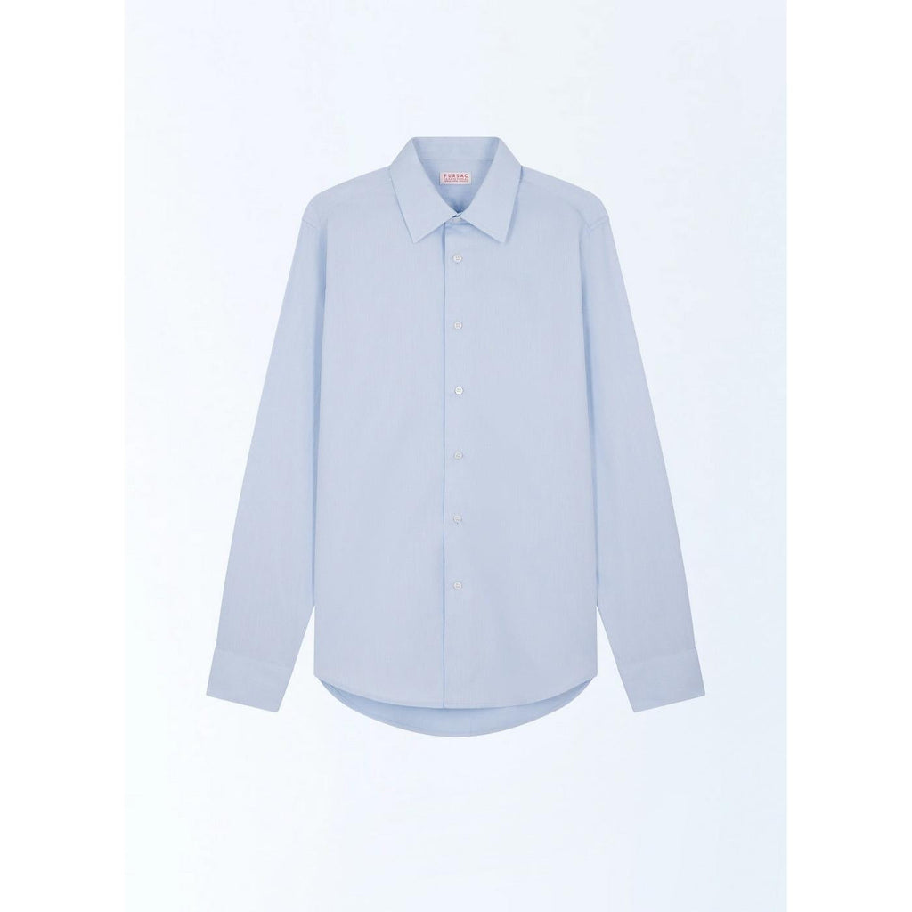 Fursac - Cotton Poplin Shirt - Blue