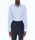 Fursac - Blue Cotton Twill Shirt - Blue