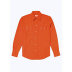 Fursac - Surchemise En Flanelle De Coton - Orange
