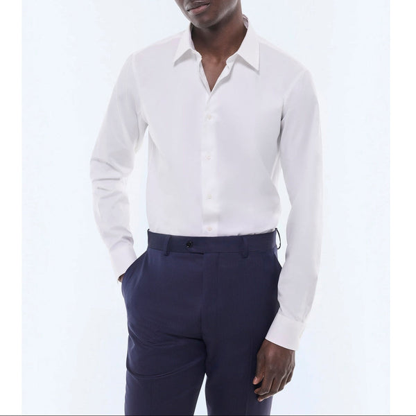 Fursac - Chemise Essayage Popeline Unie - Blanc