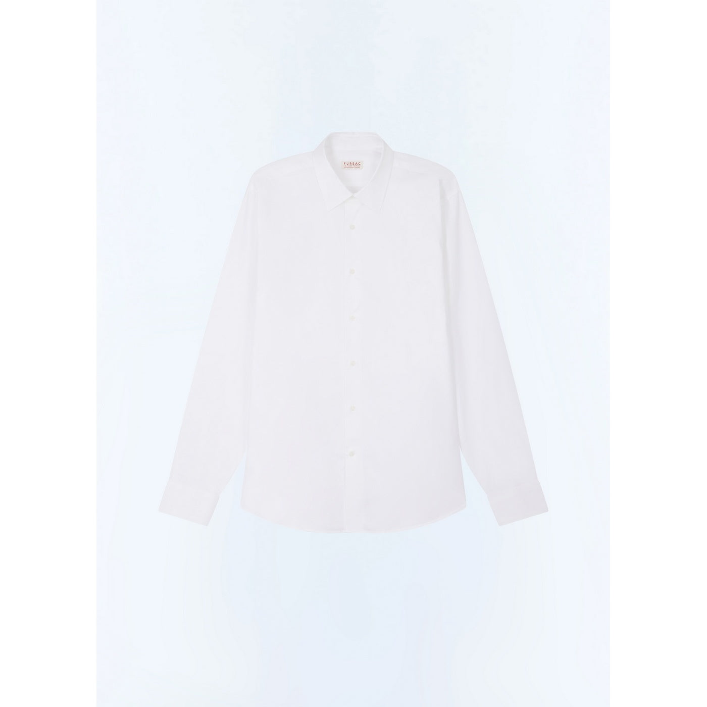 Fursac - Plain Poplin Fitting Shirt - White