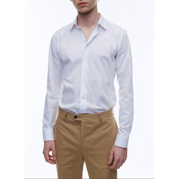 Fursac - Chemise En Popeline De Coton Biologique - Blanc - Homme