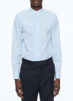 Fursac - Striped Cotton Poplin Shirt - Turquoise - Men